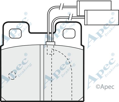 APEC BRAKING Jarrupala, levyjarru PAD484